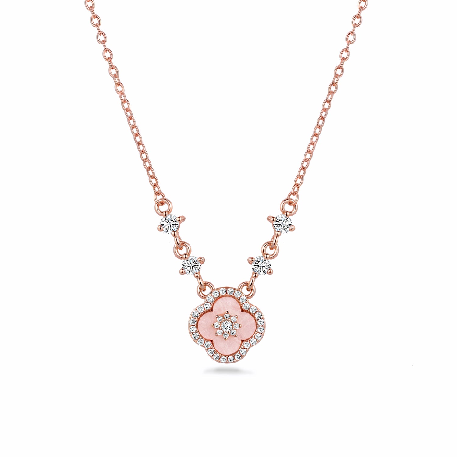 Rosé Bloom-Necklace