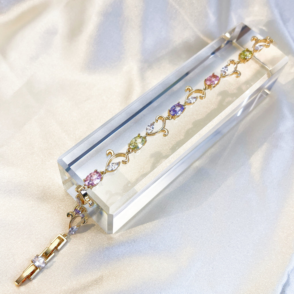 Enchanted Rose Blossom Bracelet