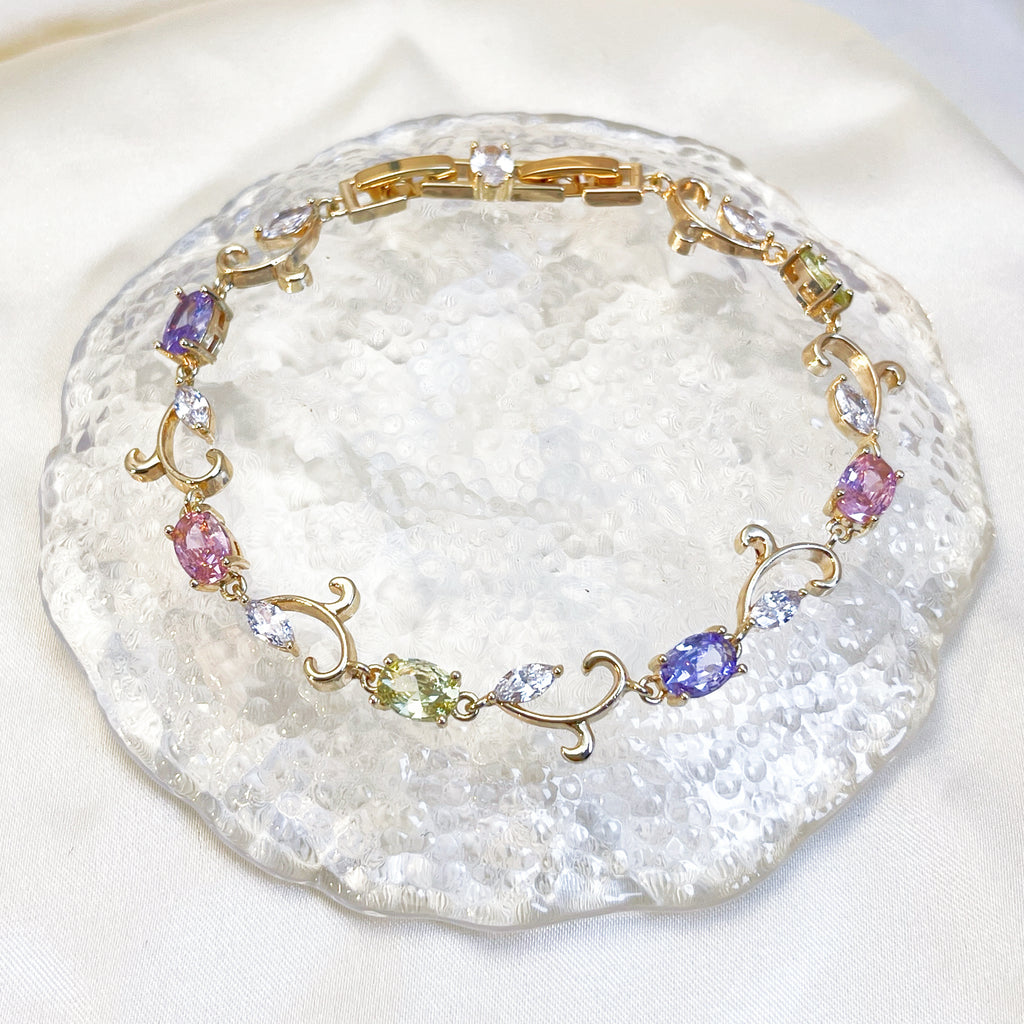 Enchanted Rose Blossom Bracelet