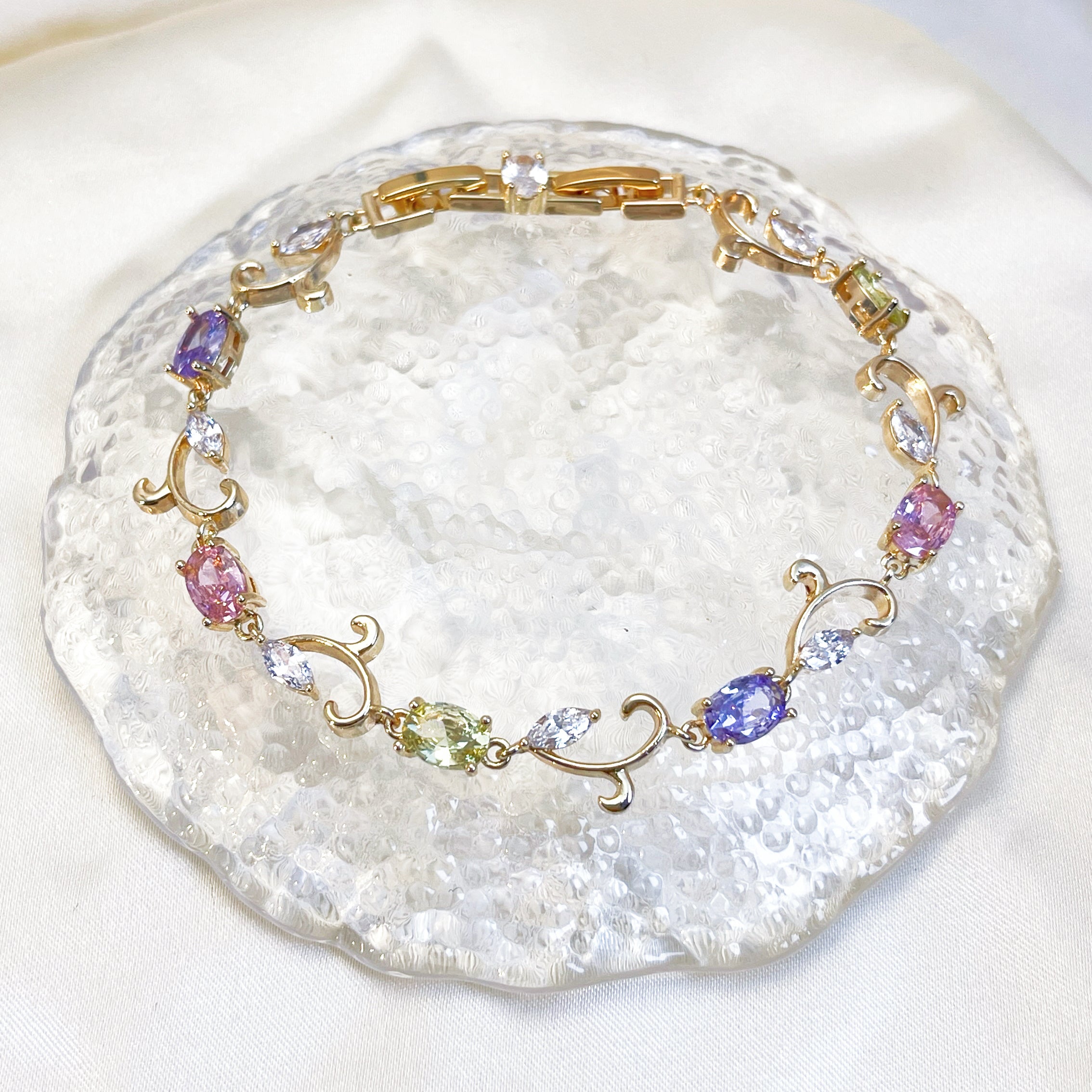 Enchanted Rose Blossom Bracelet