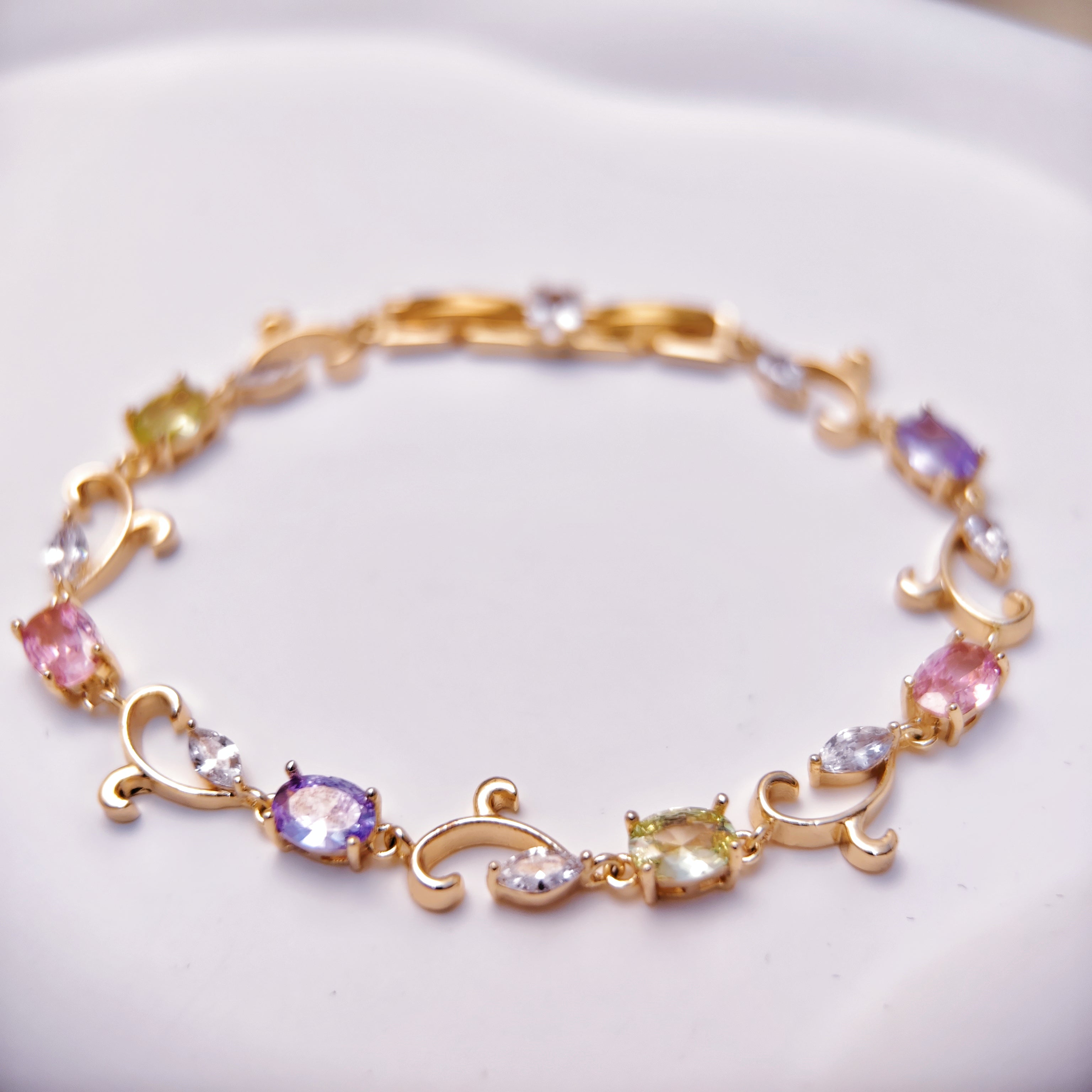 Enchanted Rose Blossom Bracelet